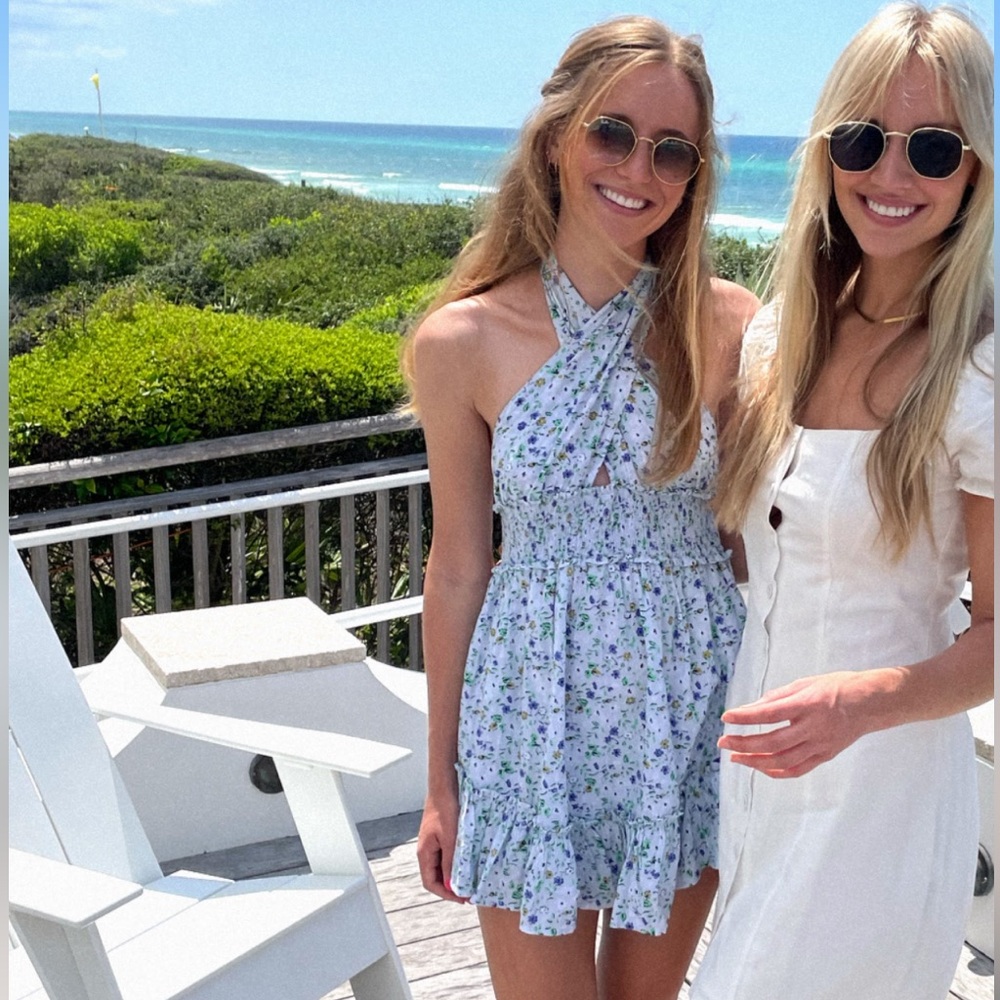 Aerie Spring Fling Halter Dress - Picture 2 of 5